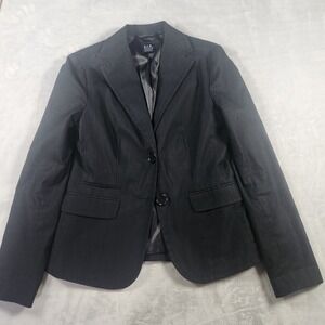 GAP Women's‎ Size 6 Black Classic Blazer Dressy Work Jacket Career